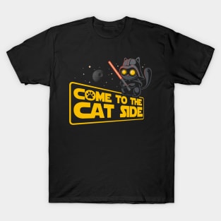 Come to the cat side - funny kitty T-Shirt